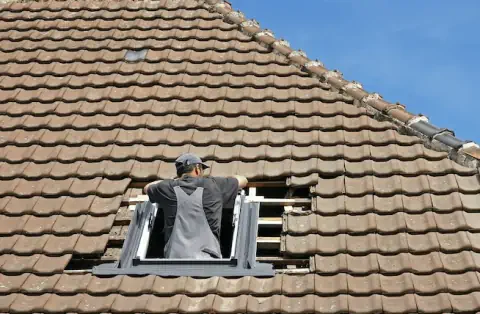 Pose de velux à la Grigonnais